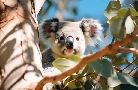 WSXGA+ cute animals wallpapers (1680x1050): koala, Australia, trees, branch