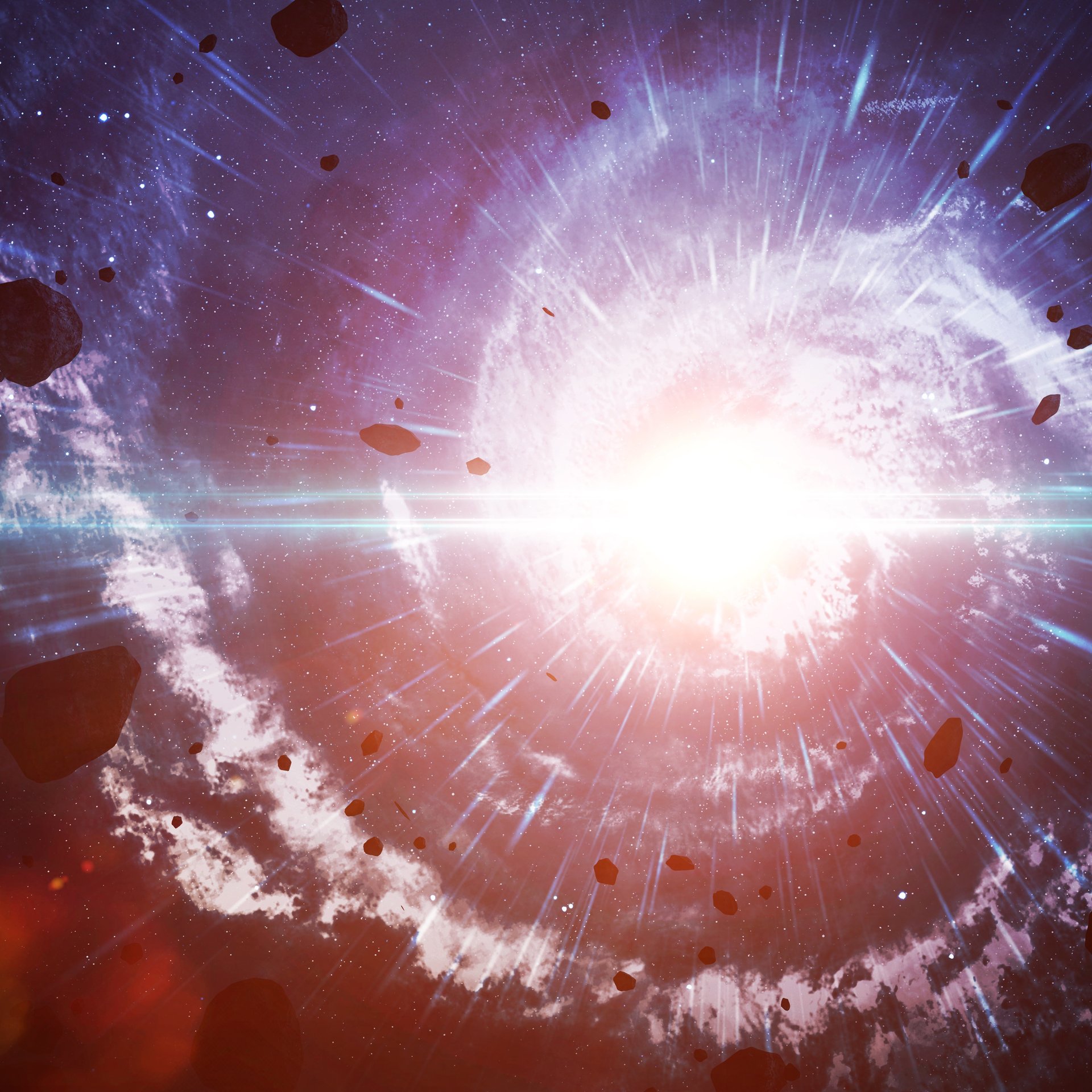 Supernova explosion in space - Wallpapers for Samsung Galaxy Tab in 1920x1920 resolution