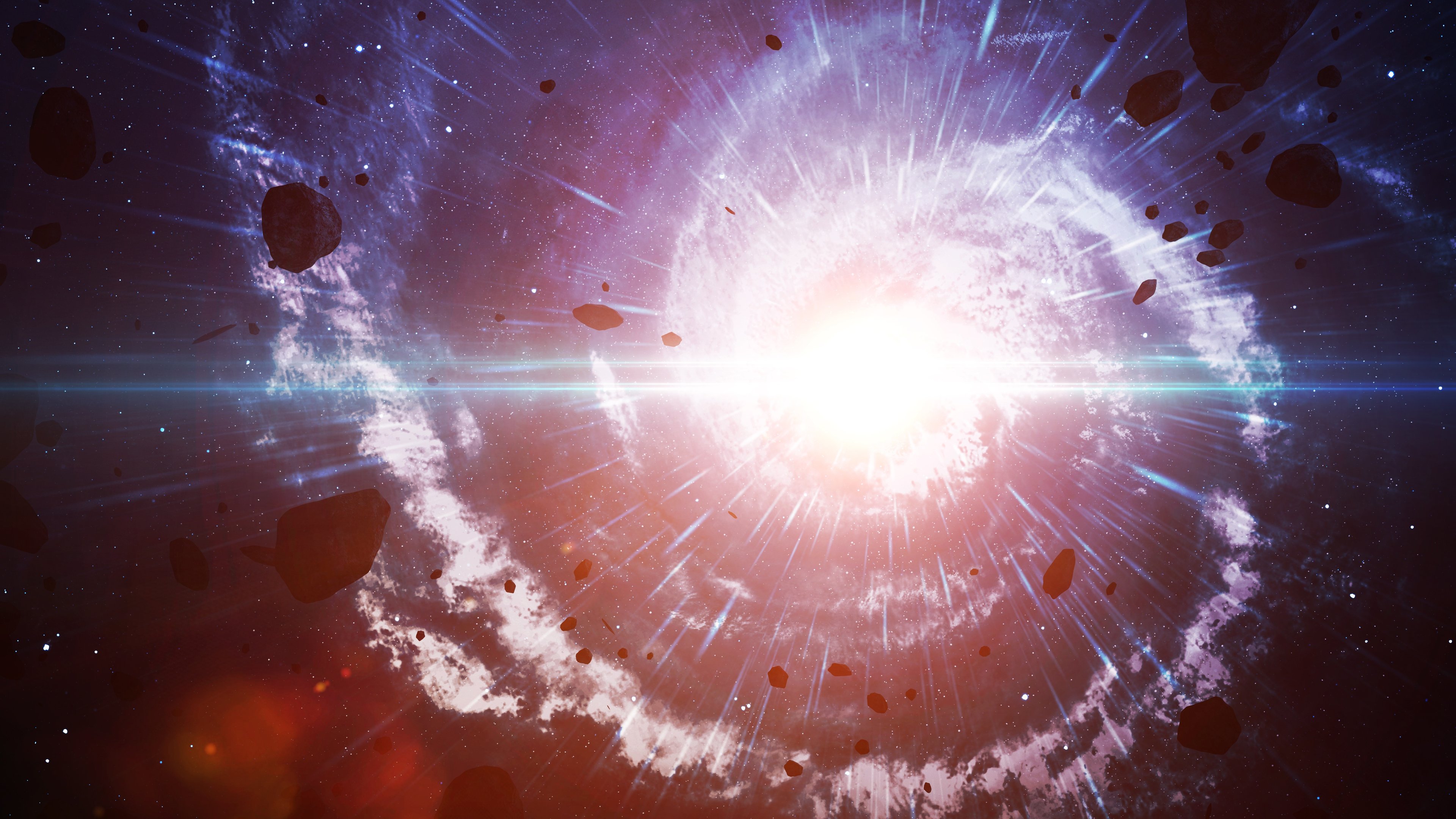 Supernova explosion in space - 4K PC Wallpapers in 3840x2160 resolution