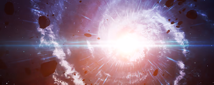 UltraWide 32:9 wallpapers (5120x1440): explosion, galaxy, asteroid, universe