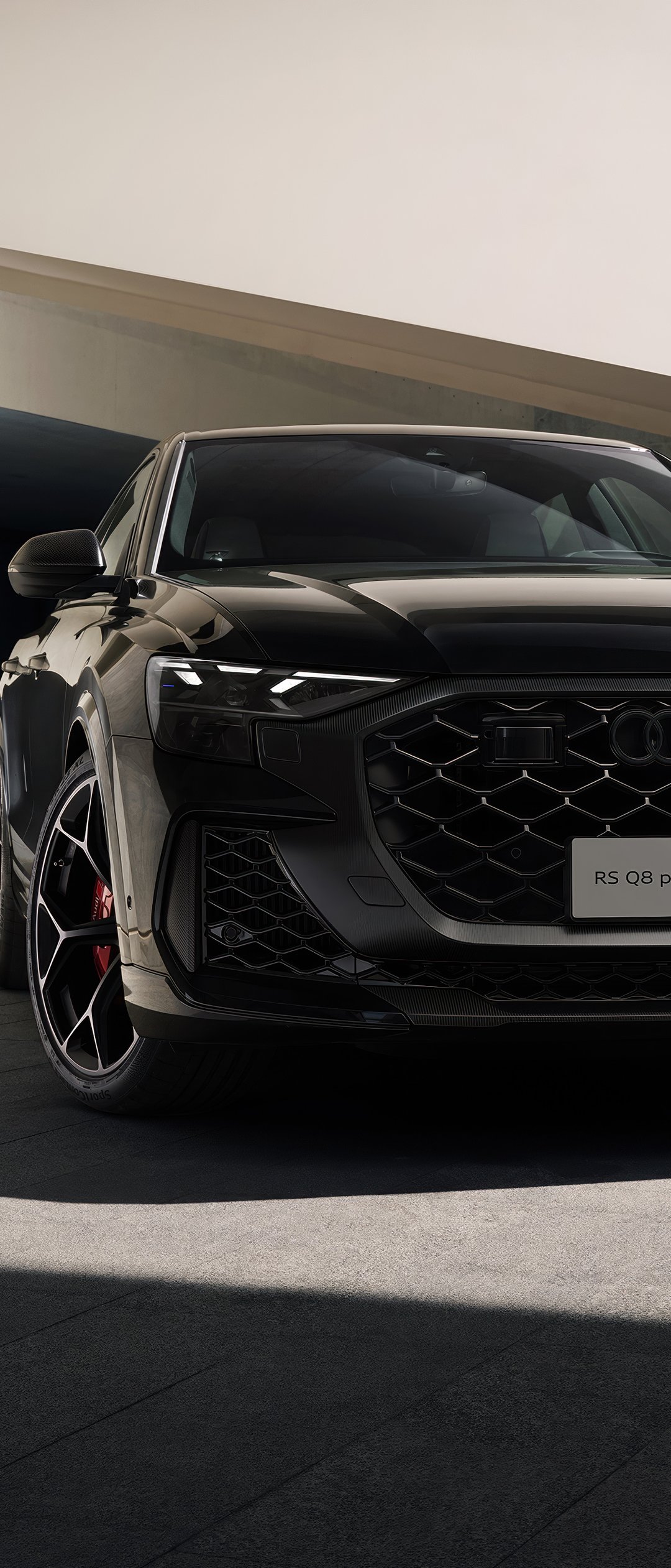 Black Audi RS Q8 Performance - Wallpapers for Samsung Galaxy Z Flip7, Sony Xperia 5 II/5 III/5 V/10 IV/10 V, Xiaomi Mix Fold 3 in 1080x2520 resolution