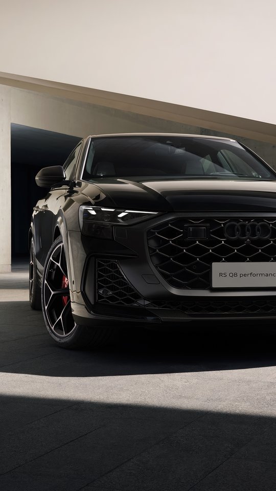 Black Audi RS Q8 Performance - Wallpapers for Samsung, HTC, Sony in 540x960 resolution