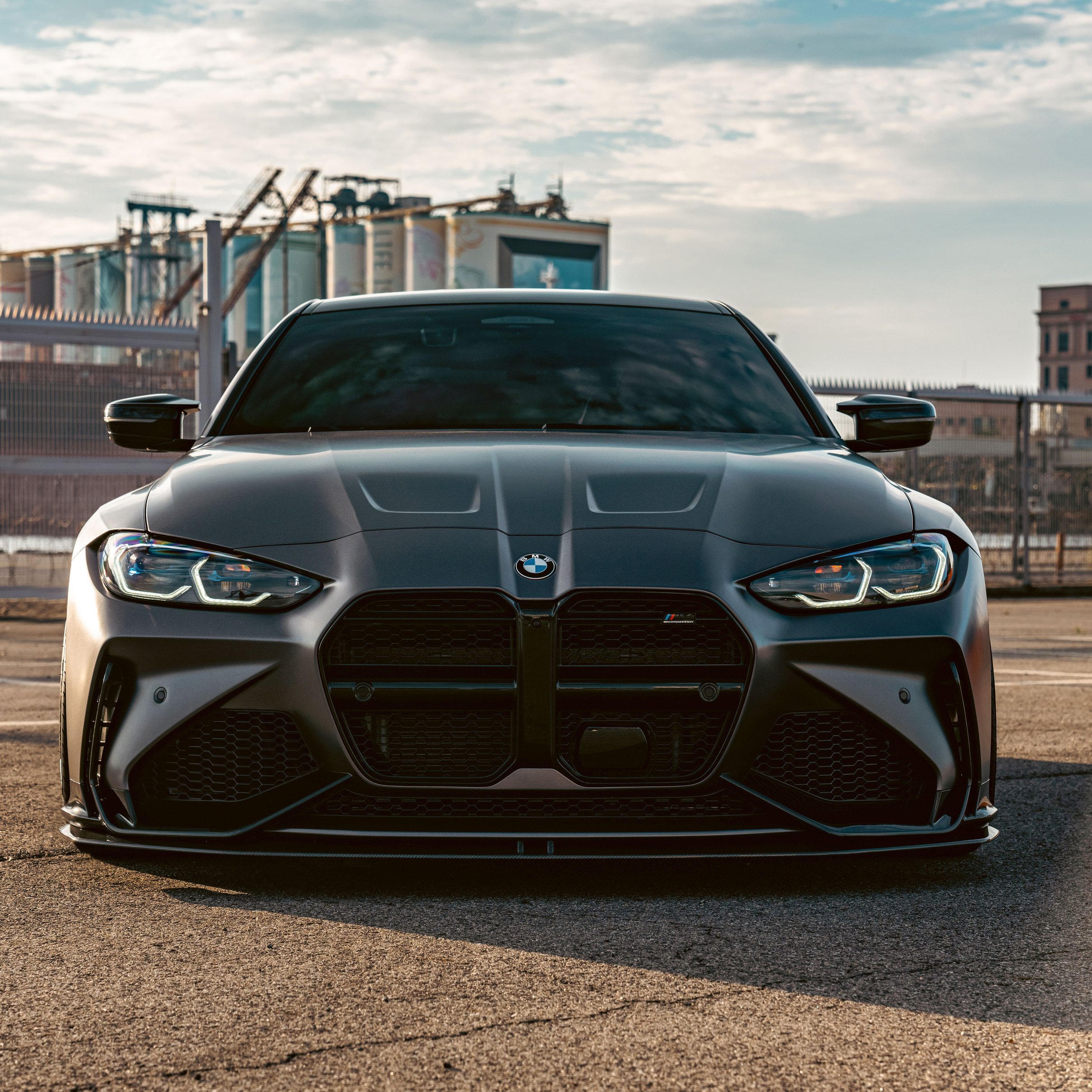 BMW M4 with ADRO Carbon Body Kit - Wallpapers for iPad Pro 11″ 2024 in 2420x2420 resolution