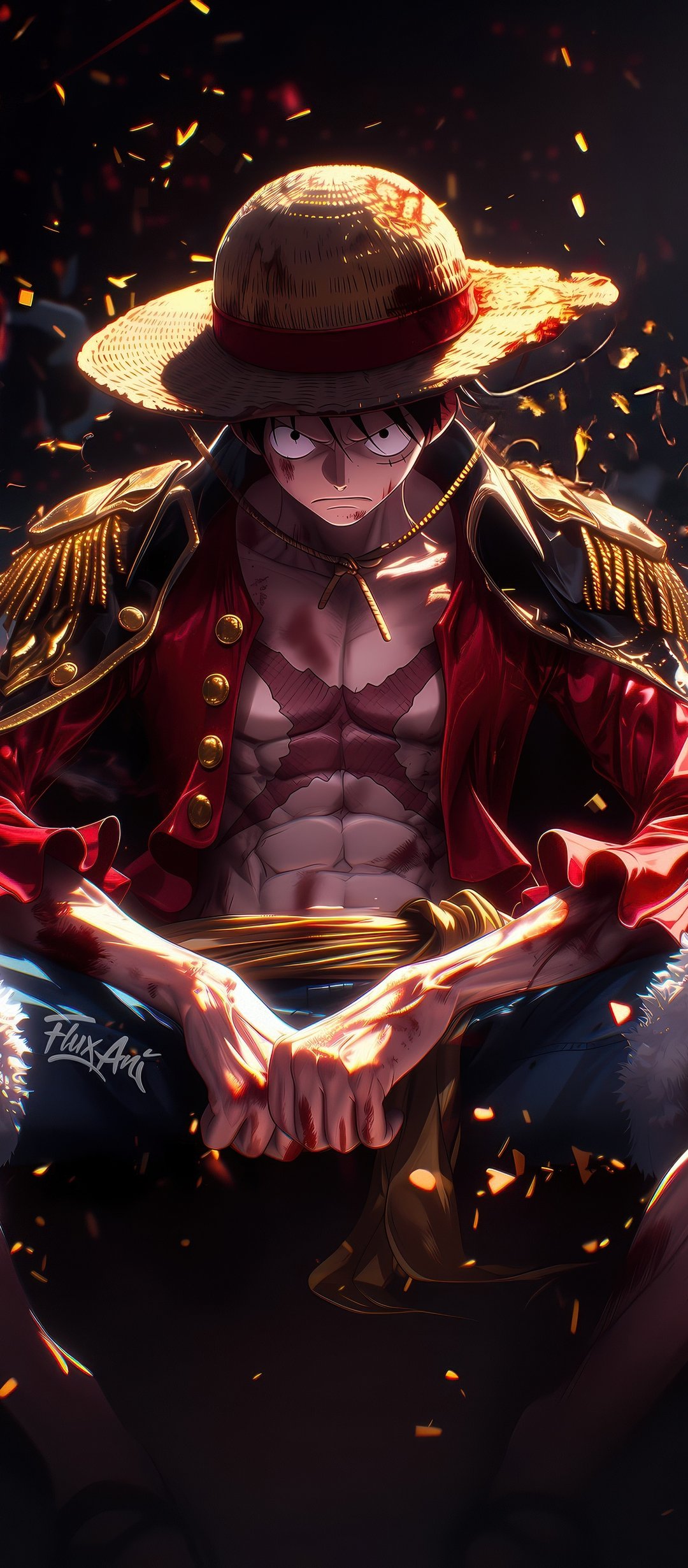 Monkey D. Luffy in Dark Night - Wallpapers for TECNO/Infinix in 1080x2460 resolution