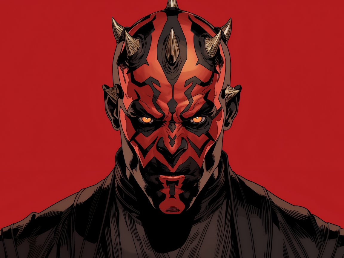 Darth Maul - Shadow Lord Portrait - XGA+ wallpapers in 1152x864 resolution