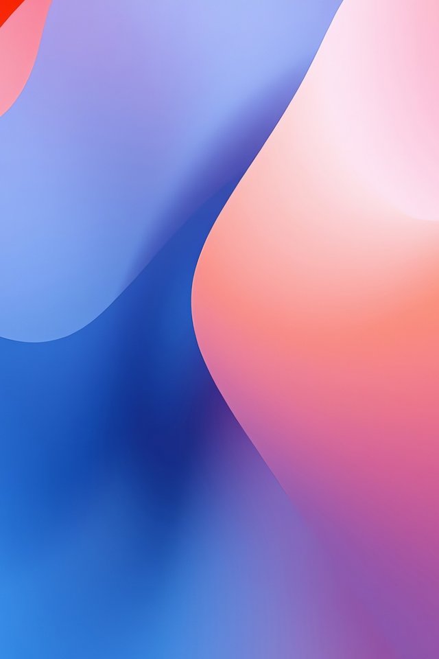Pastel Fluid Gradient Waves - Wallpapers for iPhone 4/4S in 640x960 resolution