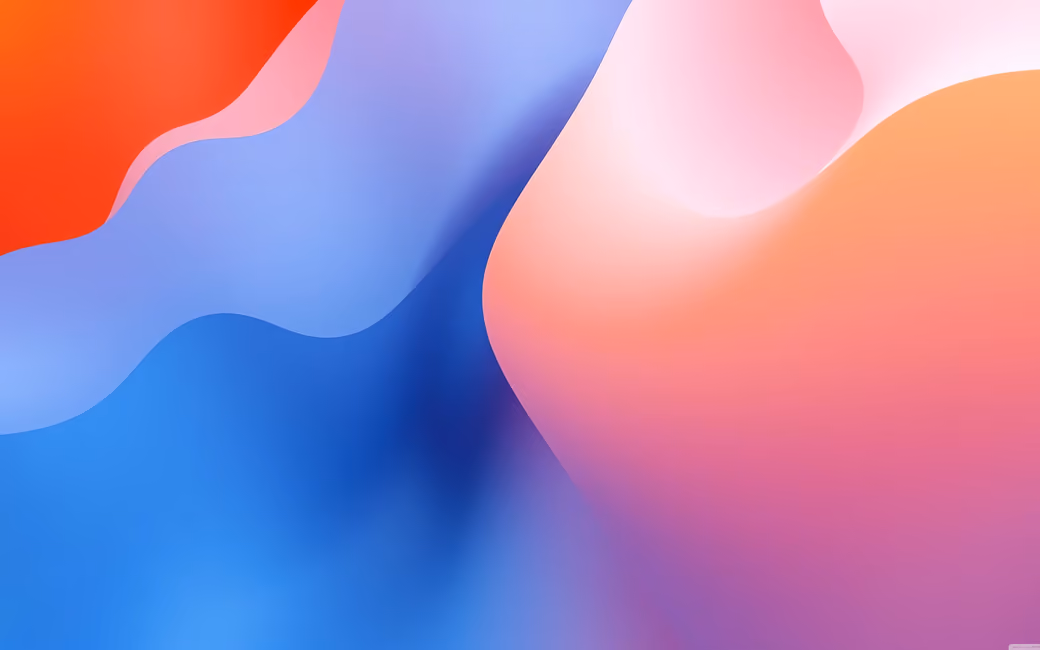 Pastel Fluid Gradient Waves - Wallpapers for Samsung Galaxy Z Fold 2/3 in 1768x2208 resolution