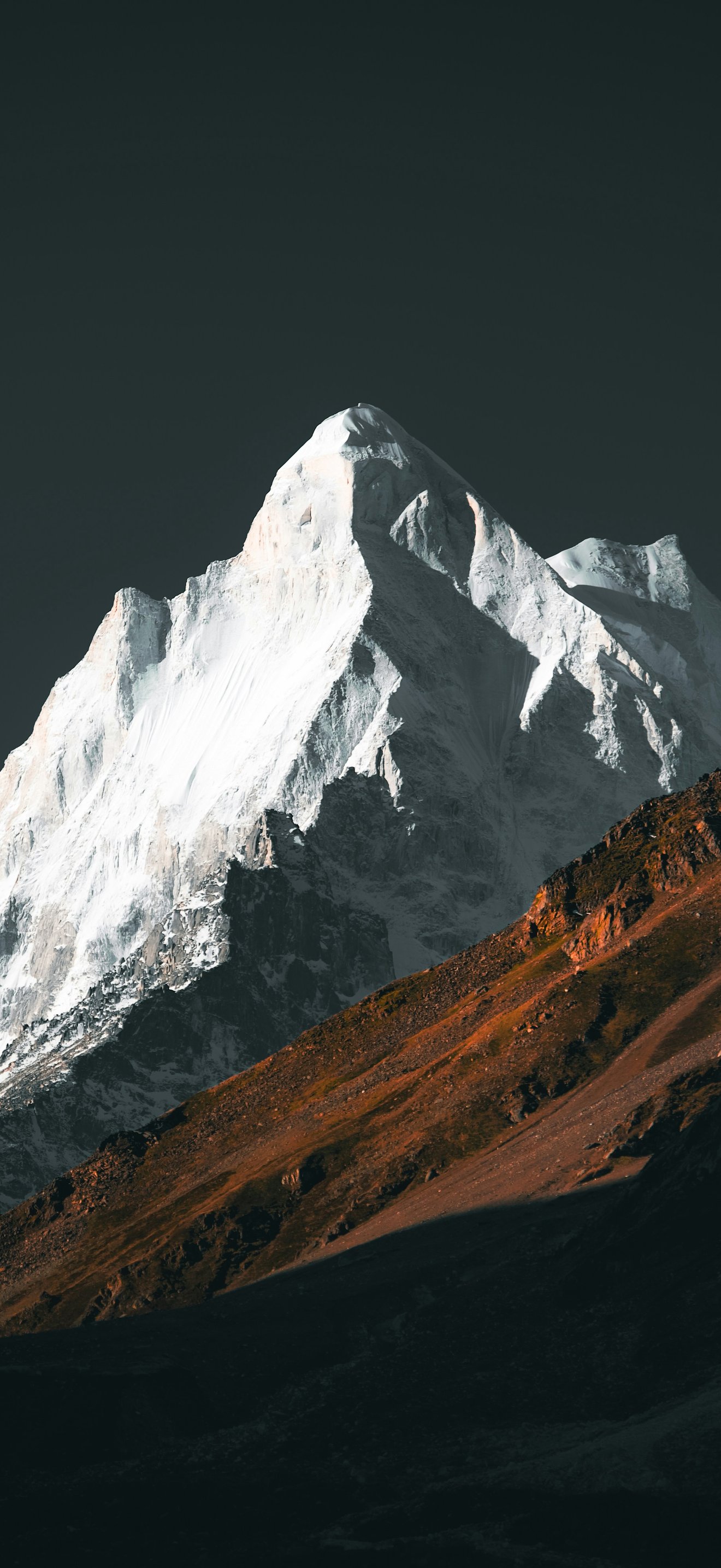 Mount Shivling in the Indian Himalayas - Wallpapers for iPhone 17 Pro Max/16 Pro Max in 1320x2868 resolution
