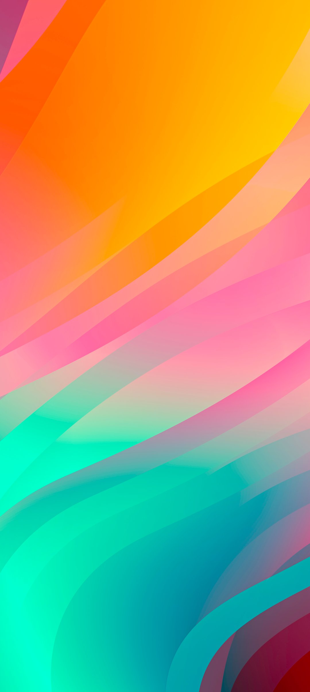 Abstract Neon Gradient Layers - Wallpapers for Samsung Galaxy A13/A14/A53, Realme 12 Pro 5G, POCO M5 in 1080x2408 resolution