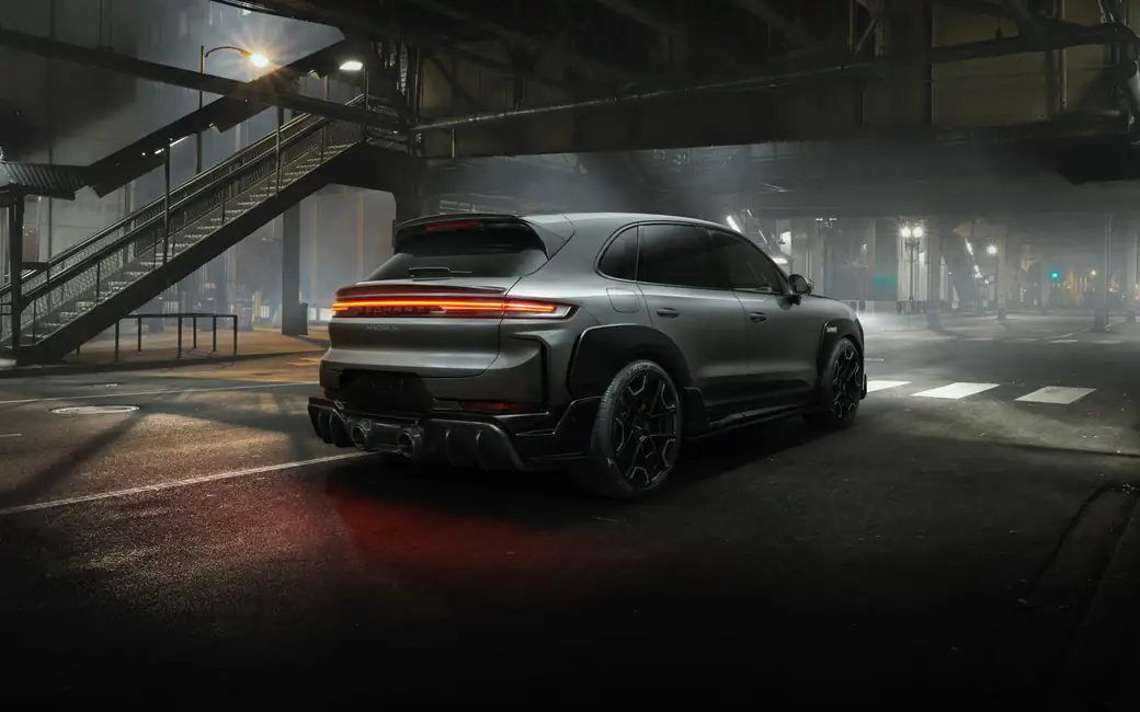 Porsche Cayenne TechArt Magnum ночью — обои на рабочий стол и телефон