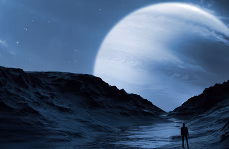 Extraterrestrial Wallpapers for Apple MacBook 14.2″ (3024x1964): planet, valley, extraterrestrial, night