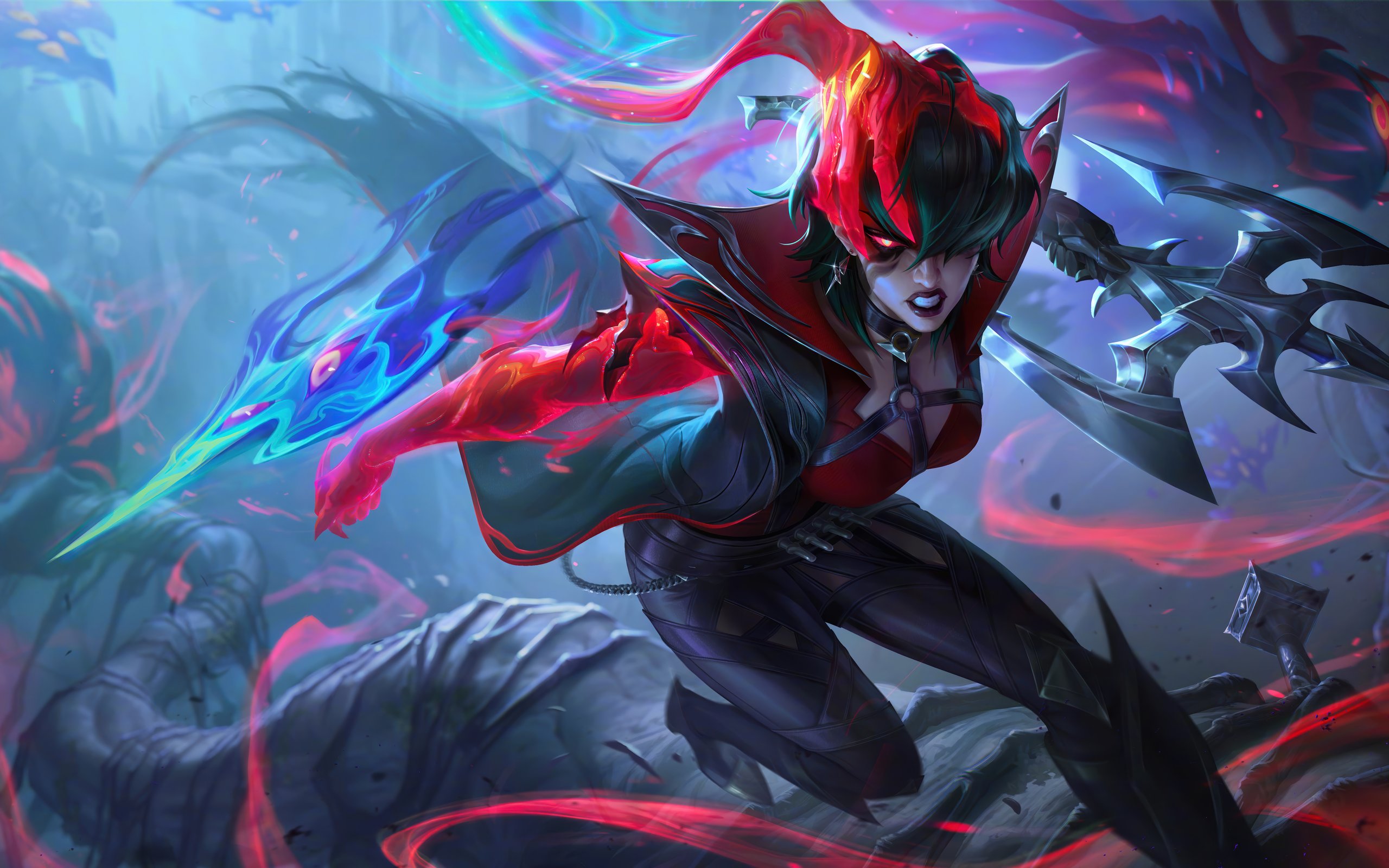 Vayne воин в броне - WQXGA широкоформатные и для Apple MacBook Air 13 обои в разрешении 2560x1600