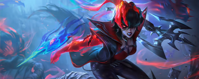 Battle and Combat Wallpapers for dual monitors (7680x2160): Vayne, League Of Legends, woman, brunette