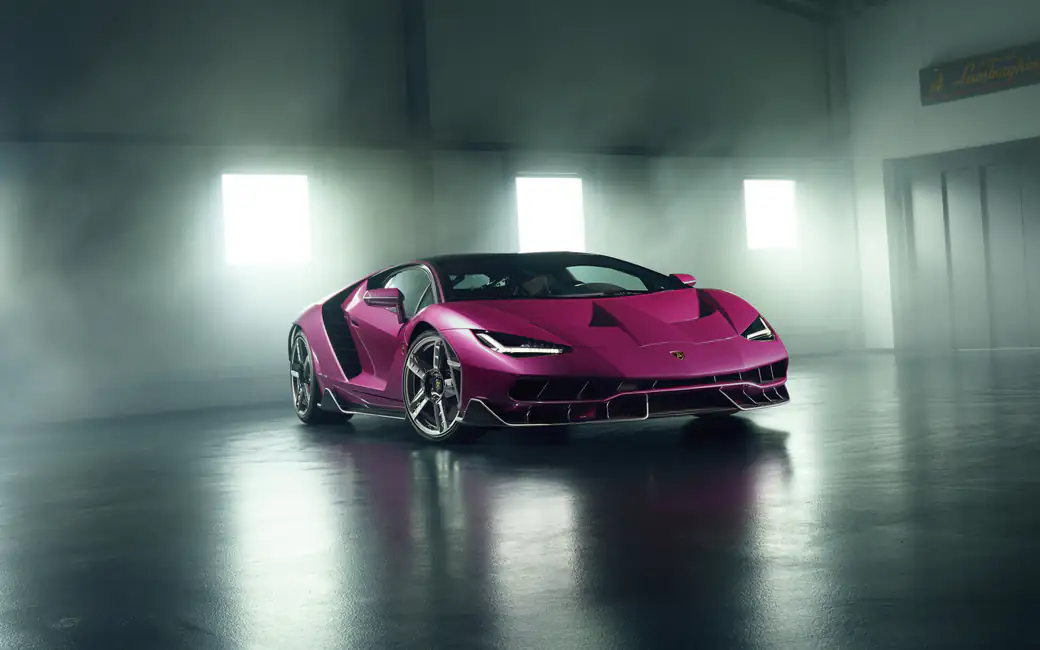Lamborghini Centenario front view — desktop and phone wallpaper, free download