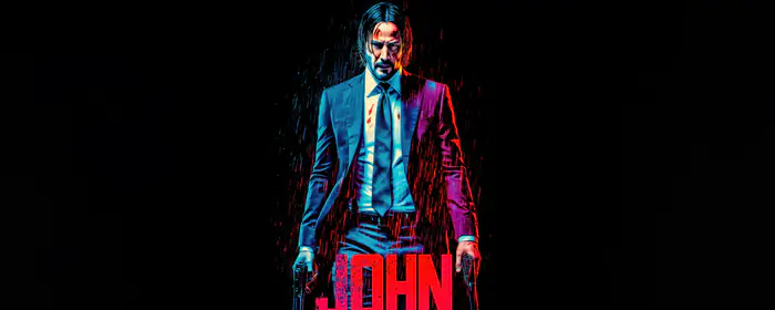 UltraWide 21:9 rain wallpapers (2560x1080): John Wick, man, poster, costume