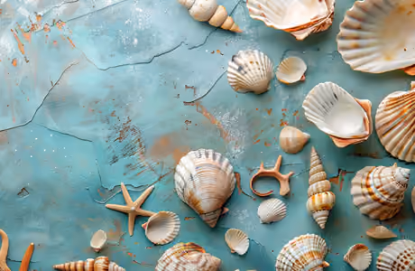 Corals Wallpapers: arrangement, seashell, starfish, corals