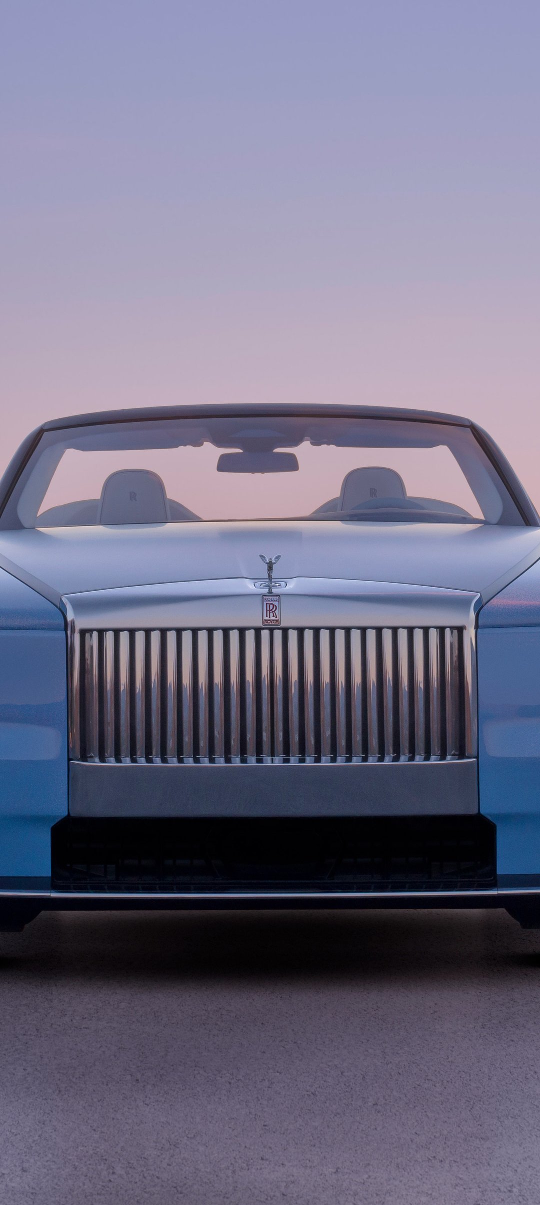 Rolls Royce Nightingale front view - Wallpapers for Samsung Galaxy A13/A14/A53, Realme 12 Pro 5G, POCO M5 in 1080x2408 resolution