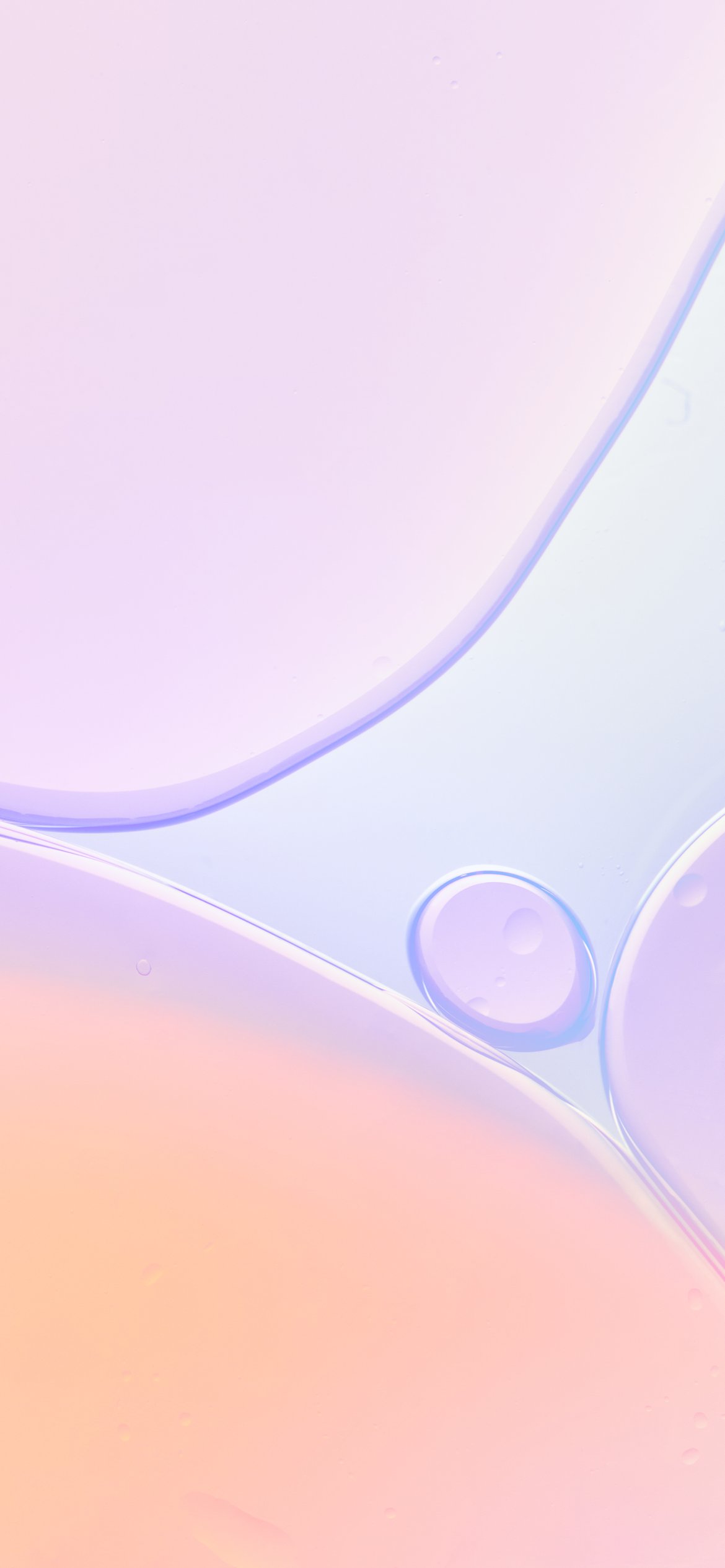 Pastel abstraction with bubbles - Wallpapers for iPhone 12 Pro/13 Pro/14 in 1170x2532 resolution