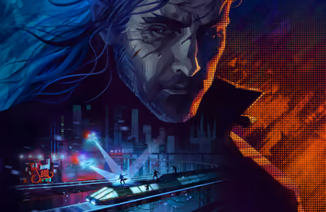 XGA+ Retrowave wallpapers (1152x864): Replaced, cyberpunk, man, poster