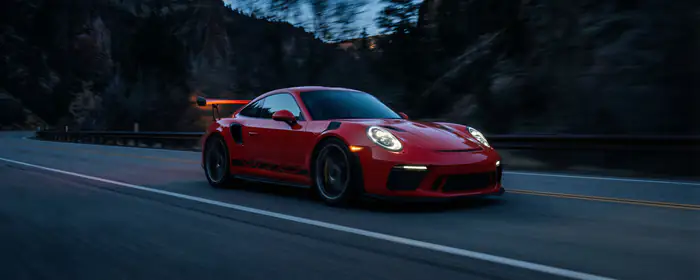 5K2K UltraWide 21:9 motion wallpapers (5120x2160): Porsche 911 GT3 RS, spoiler, sports car, racecar