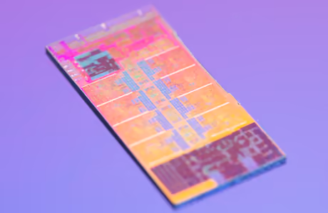 Processor and Microchip wallpapers for iPhone Air (2670x1878): processor, microcircuit, architecture, neon