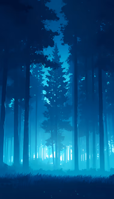 Moonlight Wallpapers for iPhone Air (1260x2736): forest, night, moonlight, trees