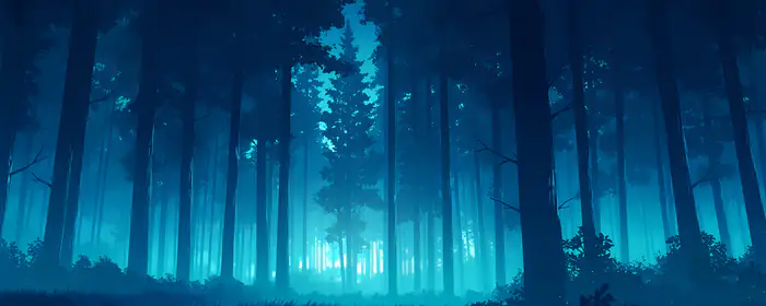 UltraWide 32:9 pine wallpapers (5120x1440): forest, night, moonlight, trees