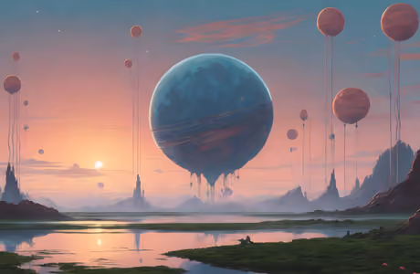 Space wallpapers: surrealism, planet, extraterrestrial, alien