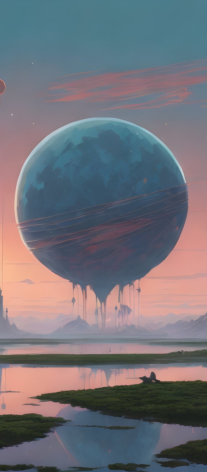 Mysterious alien planet - Wallpapers for Xiaomi Redmi 14C, POCO C71/C75/M7, Infinix Note 8 in 720x1640 resolution