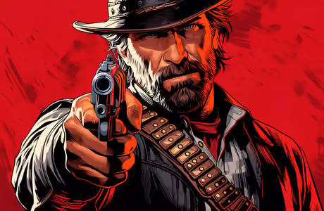 Обои оружие: Артур Морган, Red Dead Redemption 2, ковбой, вестерн