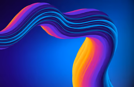Обои градиент для Apple iPad 1 (1024x1024): волны, креативность, градиент, слои