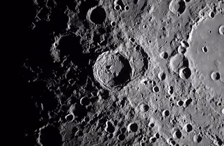 Обои космос: Луна, кратер, орбита, спутник