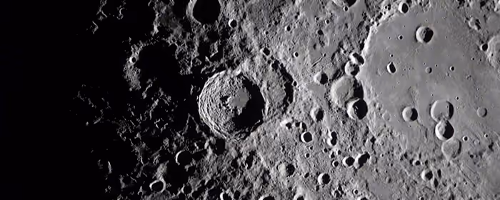 Space wallpapers: Moon, crater, orbit, satellite