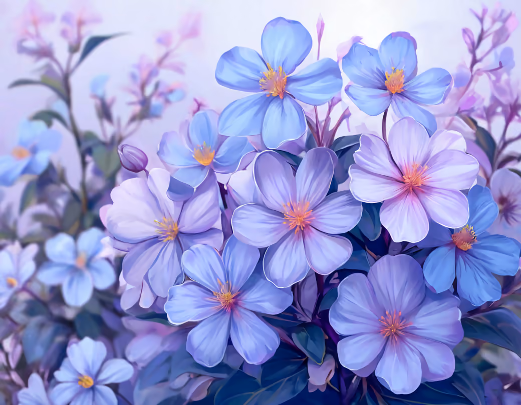 Purple lilac flowers — desktop and phone wallpaper, free download