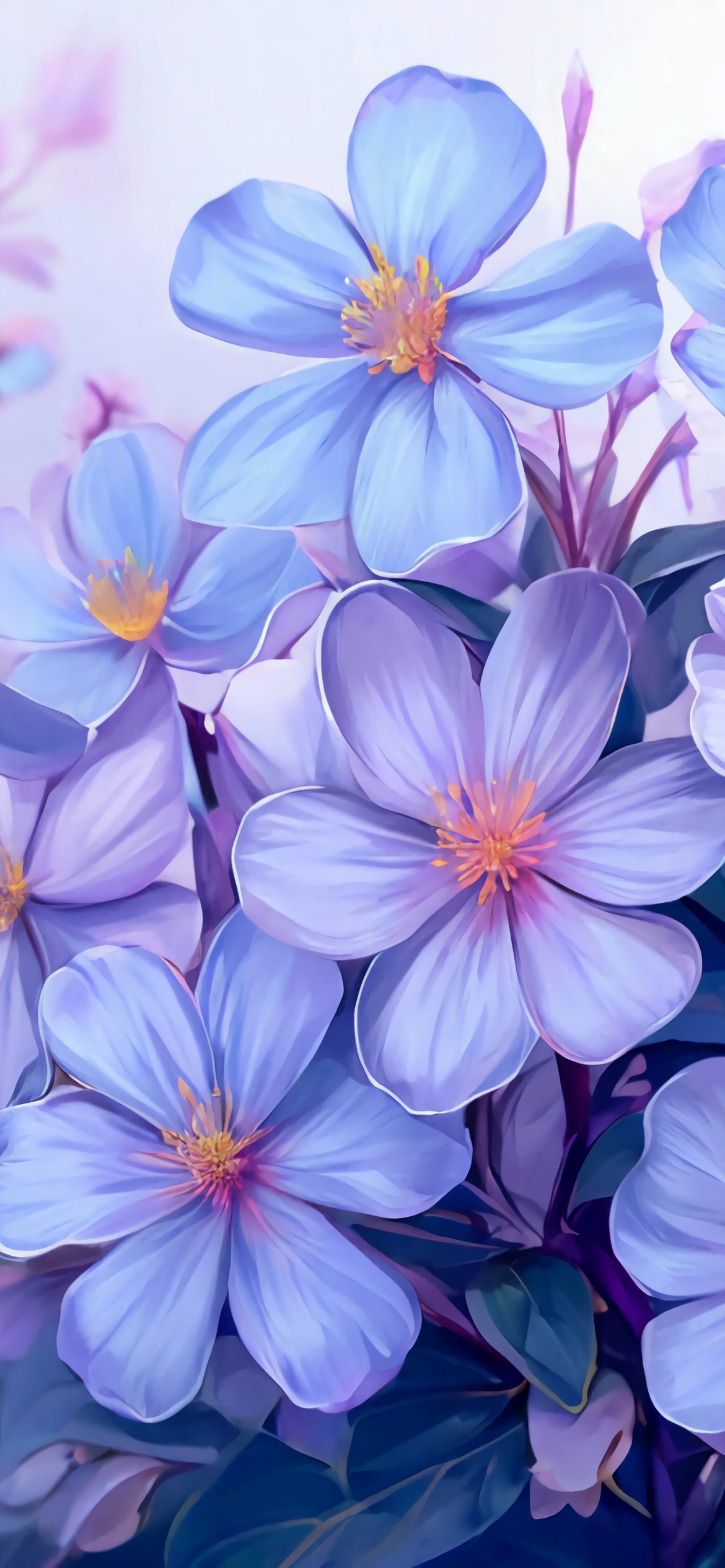 Purple lilac flowers - Wallpapers for iPhone 12 Pro/13 Pro/14 in 1170x2532 resolution