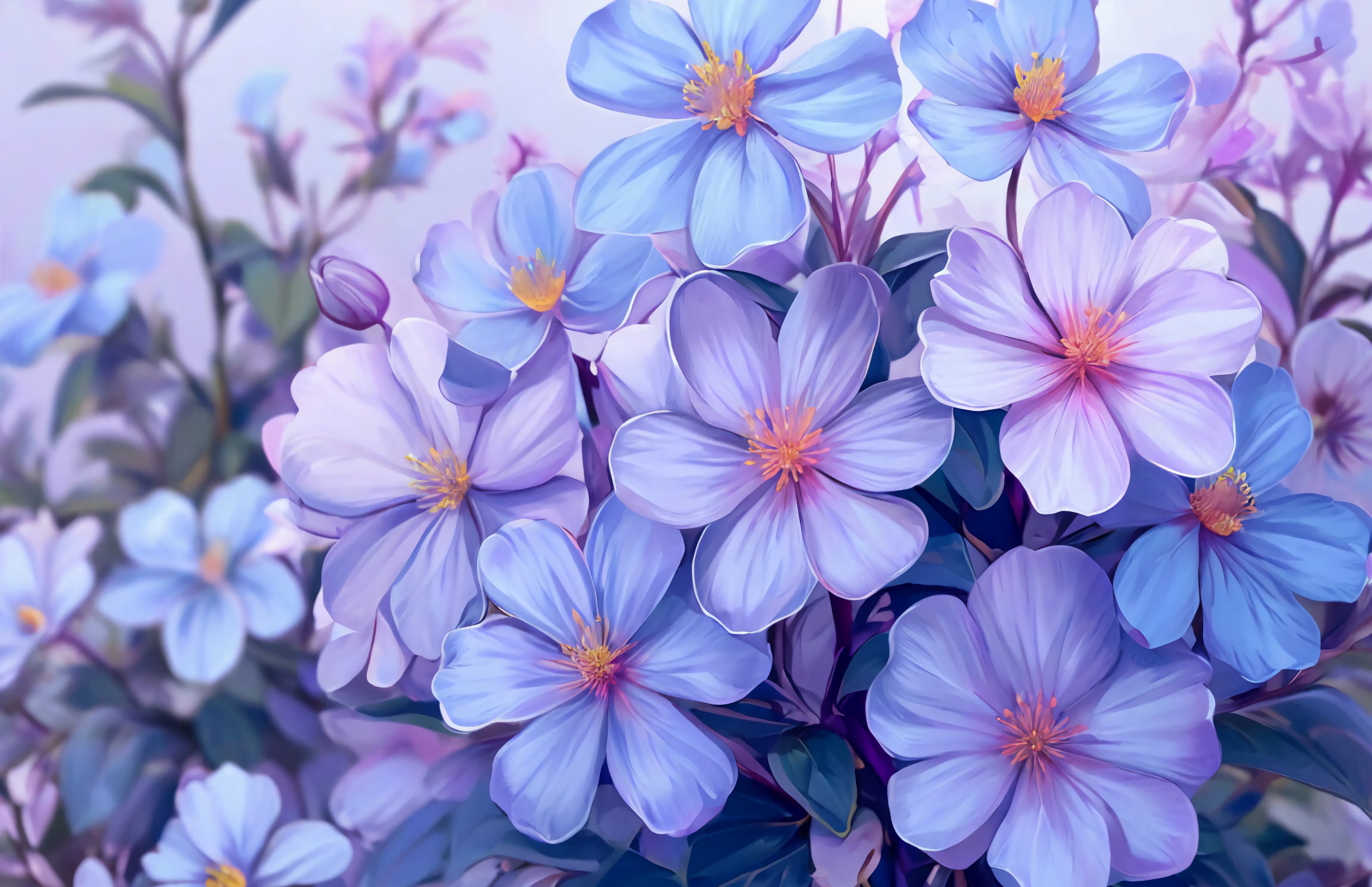 Purple lilac flowers - Wallpapers for Apple MacBook 16.2″ in 3456x2234 resolution