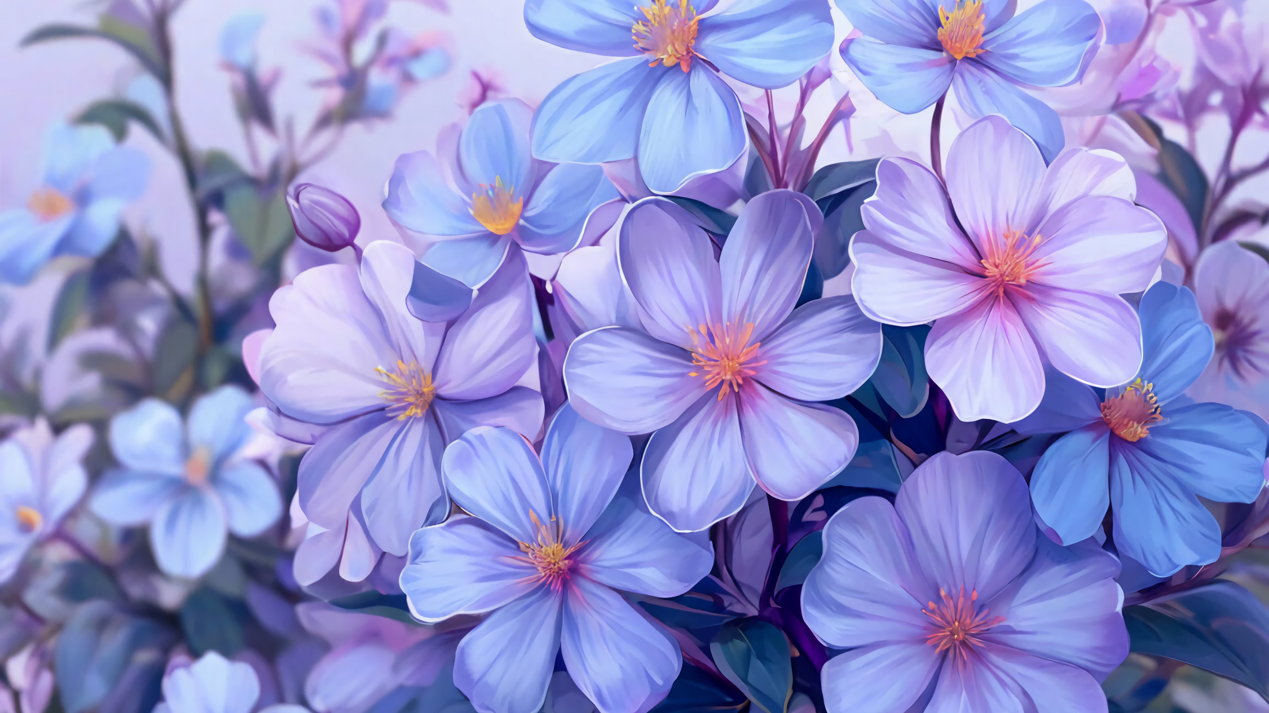 Purple lilac flowers - 5K wallpapers in 5120x2880 resolution