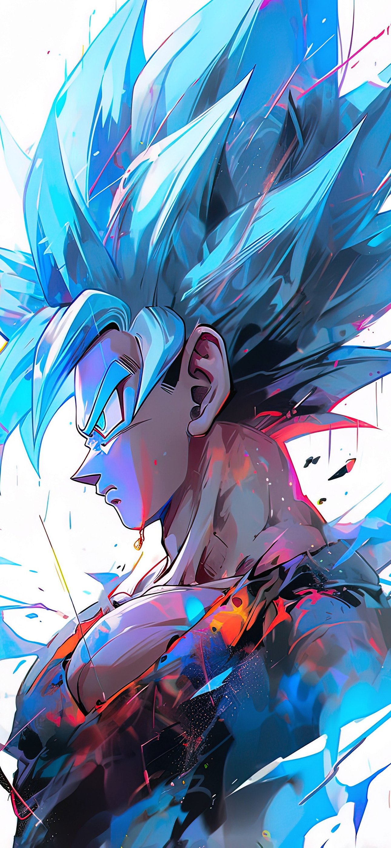 Son Goku as Super Saiyan Warrior - Wallpapers for iPhone 15 Pro Max/14 Pro Max in 1290x2796 resolution