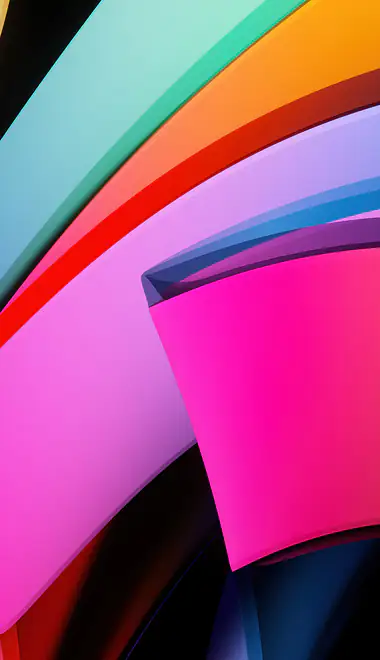 shape Wallpapers for Xiaomi Redmi 14C, POCO C71/C75/M7, Infinix Note 8 (720x1640): layers, gradient, waves, spectrum