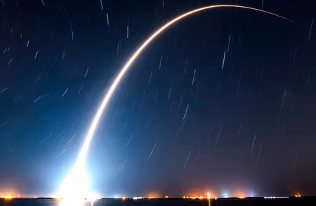 SXGA Long exposure wallpapers (1280x1024): rocket, long exposure, night, light trails
