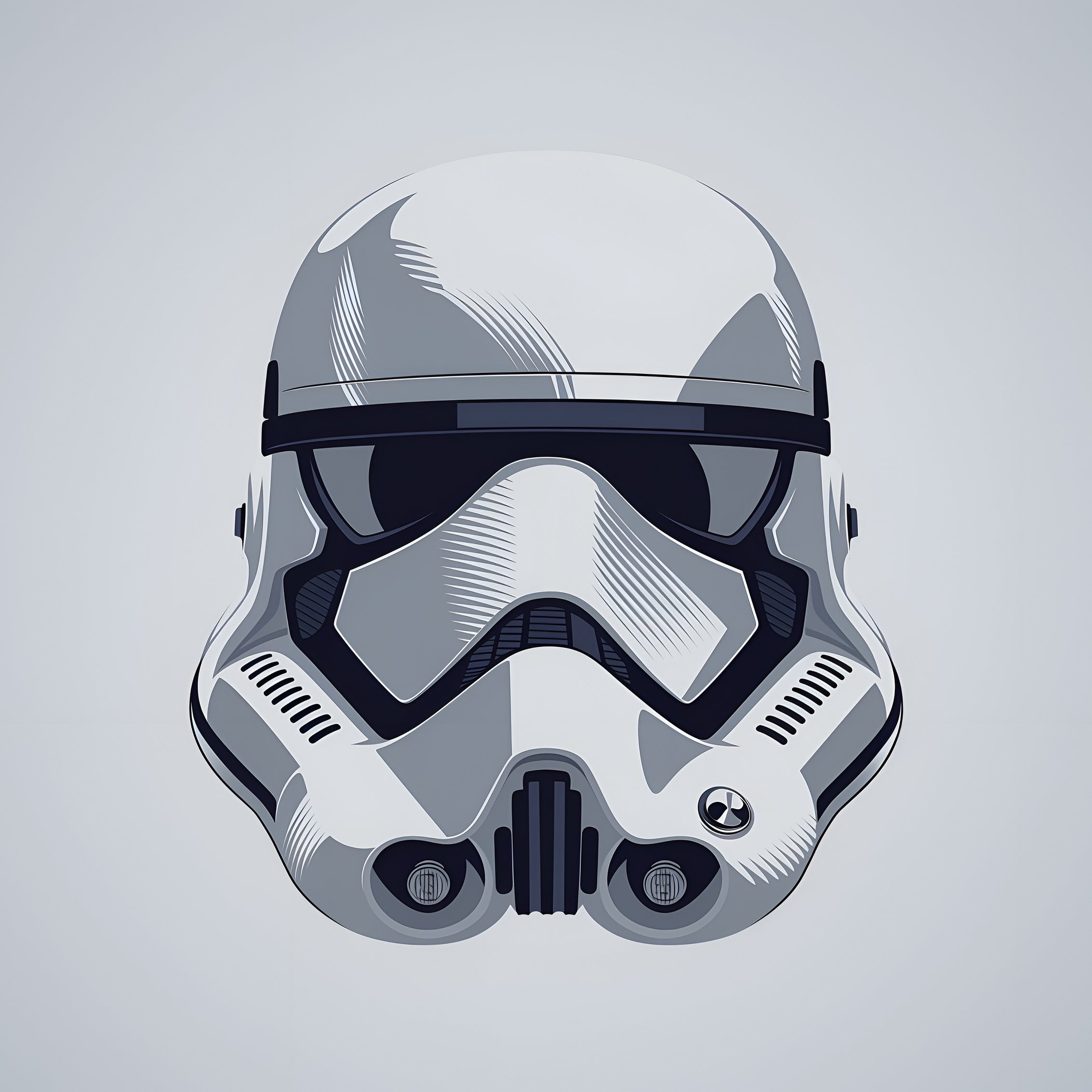 Шлем штурмовика из Star Wars - Обои для iPad mini 8.3″ в разрешении 2266x2266