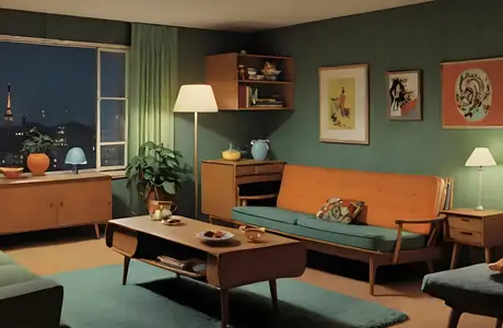 8K Interior design wallpapers (7680x4320): living room, room, vintage, furniture