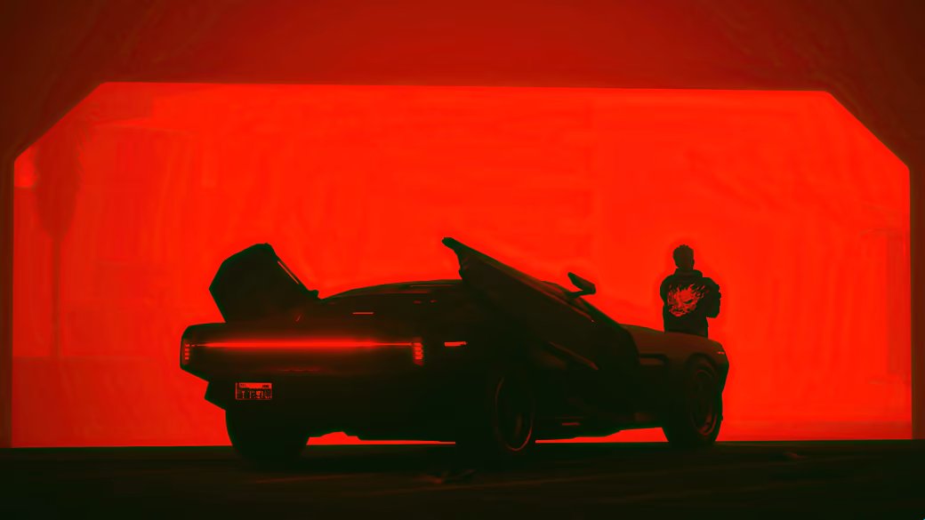 Cyberpunk 2077 Night Scene — desktop and phone wallpaper, free download