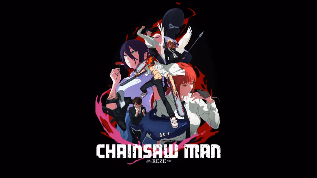 Chainsaw Man Characters Poster - Wallpapers for iPhone 13 Pro Max/12 Pro Max/14 Plus in 1284x2778 resolution