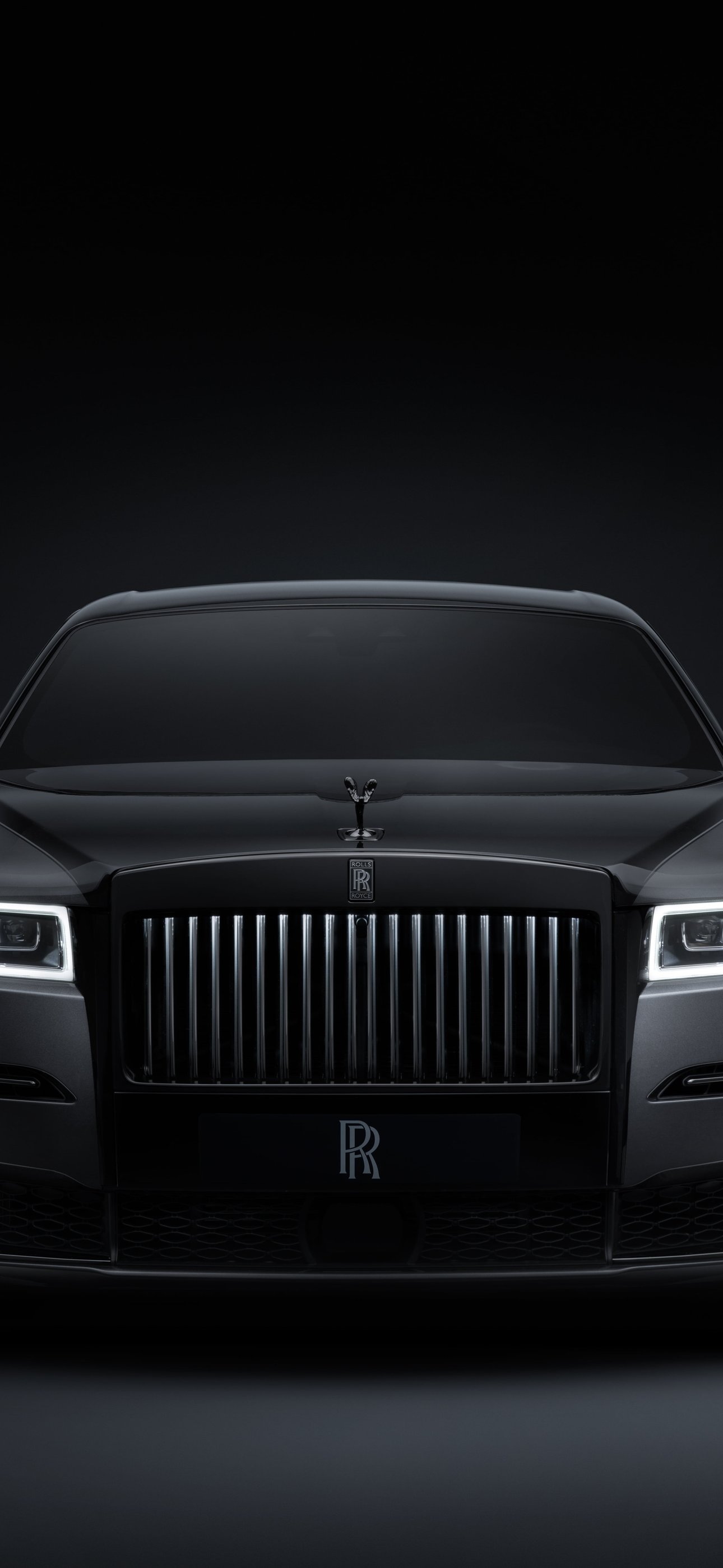 Luxury Rolls-Royce Ghost Black Badge - Wallpapers for iPhone 15 Pro Max/14 Pro Max in 1290x2796 resolution