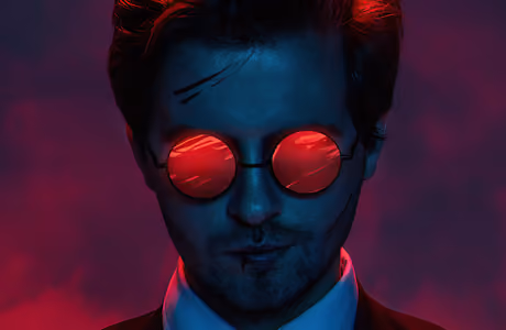 People wallpapers: man, devil, glasses, costume