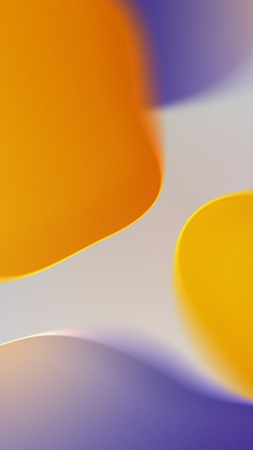 Orange and purple bubbles - Wallpapers for Nokia, Samsung in 360x640 resolution