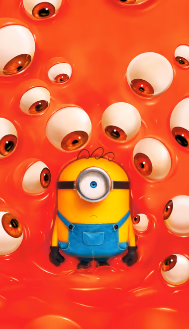 Minions Wallpapers for Samsung (360x740): Minions, eyes, monster, poster