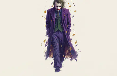 Обои Джокер для iPad mini 8.3″ (2266x2266): Джокер, DC Comics, злодей, костюм