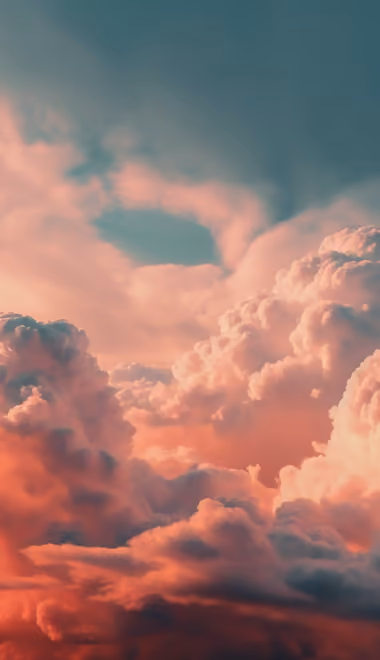 Storm Wallpapers for iPhone X/XS/11 Pro (1125x2436): clouds, sky, sunset, evening